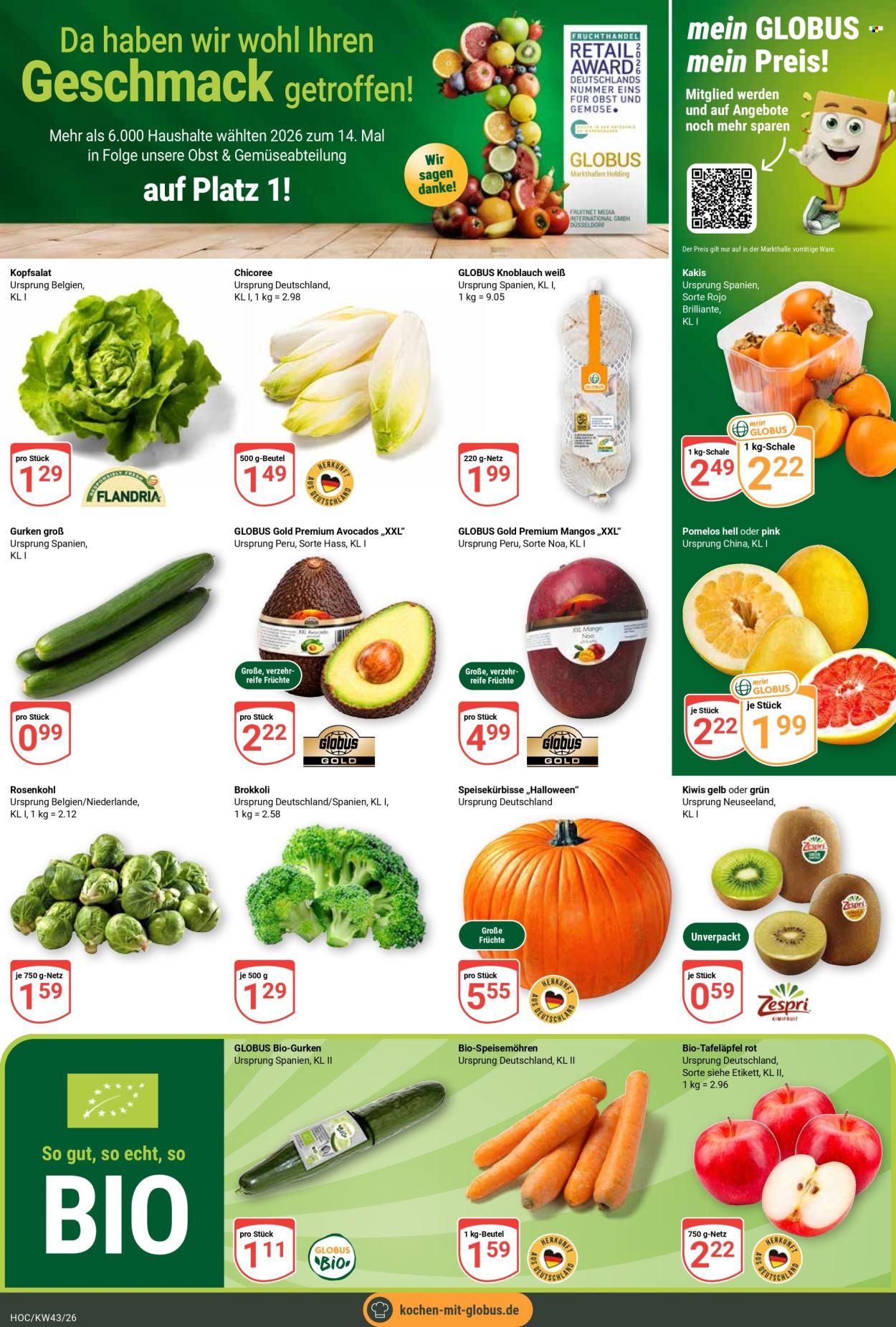 Globus Prospekte  - 19.10.2026 - 24.10.2026. Seite 9