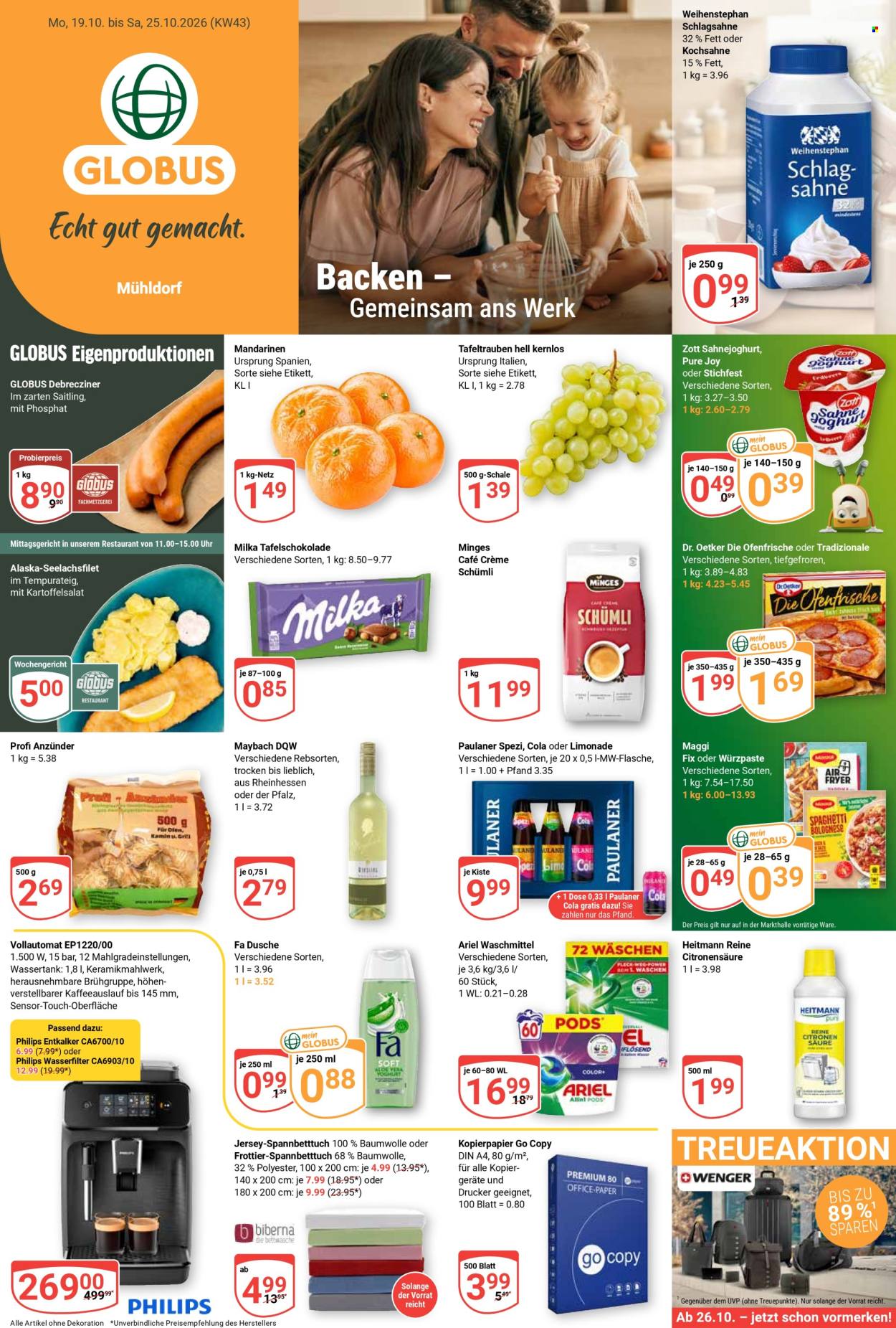 Globus Prospekte  - 19.10.2026 - 24.10.2026. Seite 1