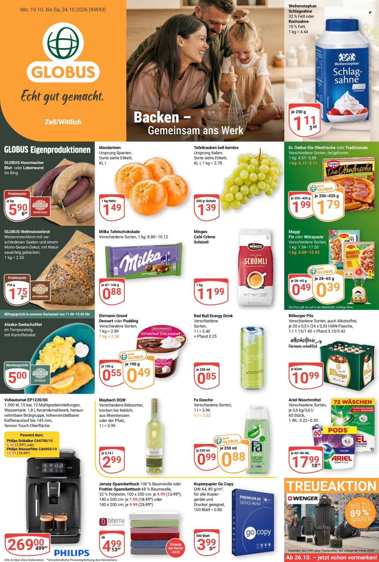 Globus Prospekte  - 19.10.2026 - 24.10.2026. Seite 1