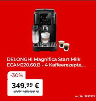 DELONGHI Magnifica Start Milk ECAM220.60.B