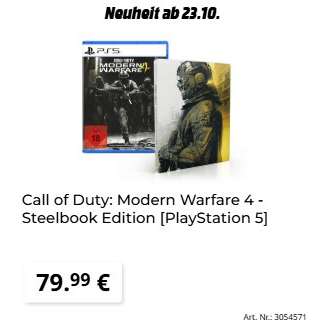Call of Duty: Modern Warfare 4 - Steelbook Edition [PlayStation 5]
