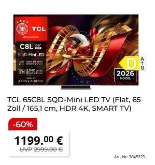 TCL 65C8L SQD-Mini LED TV