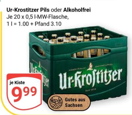 Ur-Krostitzer Pils oder Alkoholfrei