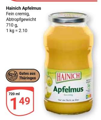 Hainich Apfelmus