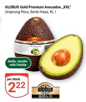 GLOBUS Gold Premium Avocados „XXL“