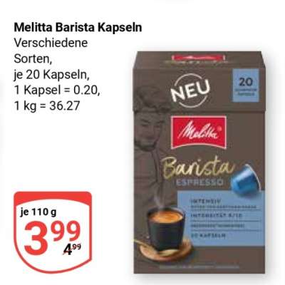Melitta Barista Kapseln