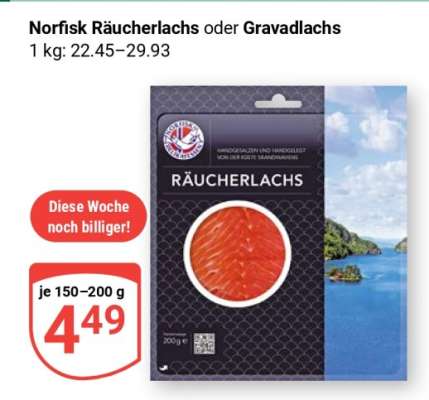 Norfisk Räucherlachs oder Gravadlachs