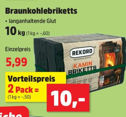 Braunkohlebriketts