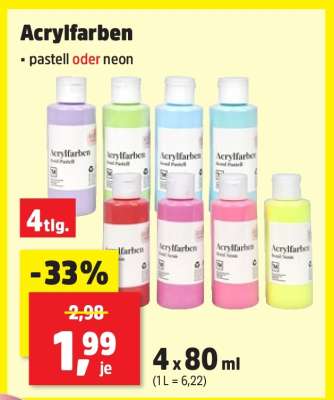 Acrylfarben