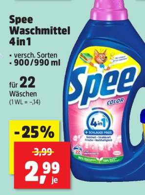 Spee Waschmittel 4in1