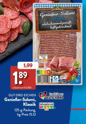 GUT DREI EICHEN Genießer-Salami, Klassik