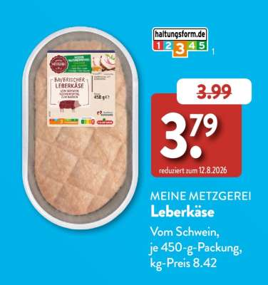 MEINE METZGEREI Leberkäse