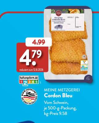 MEINE METZGEREI Cordon bleu