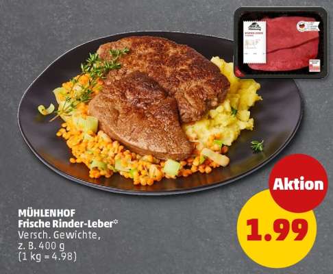 MÜHLENHOF Frische Rinder-Leber