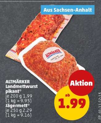 ALTMÄRKER Landmettwurst pikant