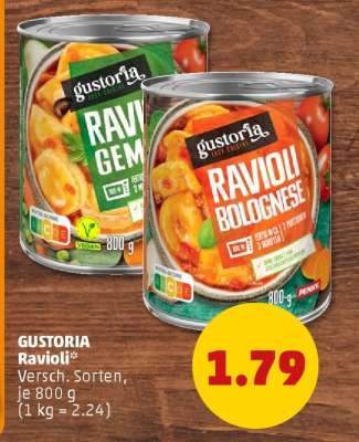GUSTORIA Ravioli
