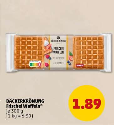BÄCKERKRÖNUNG Frischei Waffeln
