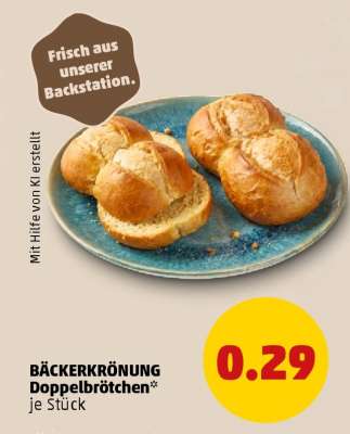 BÄCKERKRÖNUNG Doppelbrötchen