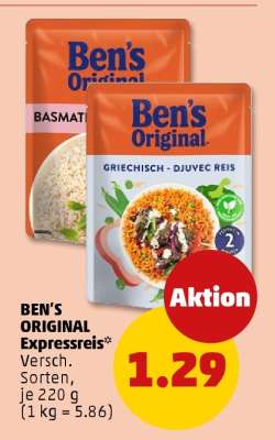 BEN'S ORIGINAL Expressreis