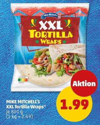 MIKE MITCHELL'S XXL Tortilla Wraps