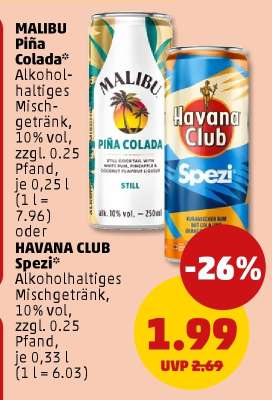 MALIBU Piña colada