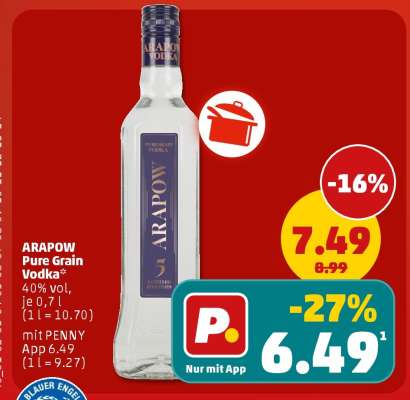 ARAPOW Pure Grain Vodka
