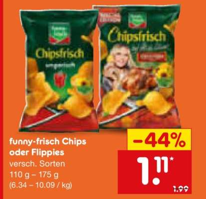funny-frisch Chips oder Flippies