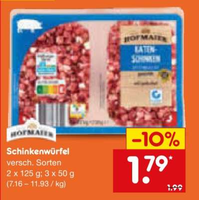 Schinkenwürfel