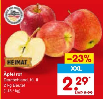 Äpfel rot