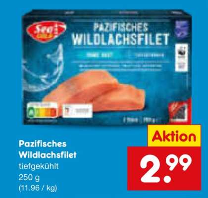 Pazifisches Wildlachsfilet
