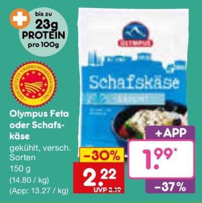 Olympus Feta oder Schafs-käse