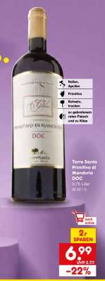 Torre Santa Primitivo di Manduria DOC