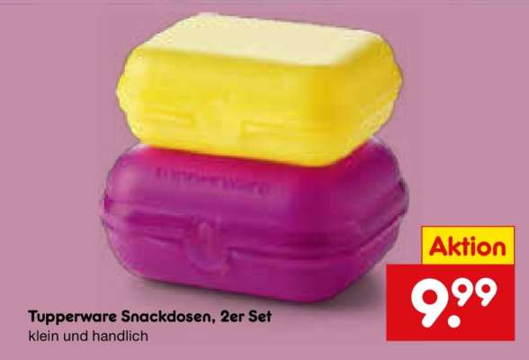 Tupperware Snackdosen, 2er Set