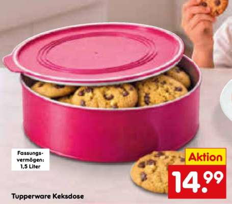 Tupperware Keksdose