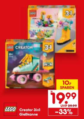 LEGO Creator 3in1 Gießkanne