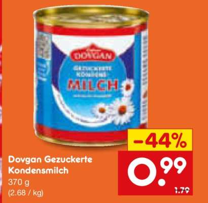 Dovgan Gezuckerte Kondensmilch