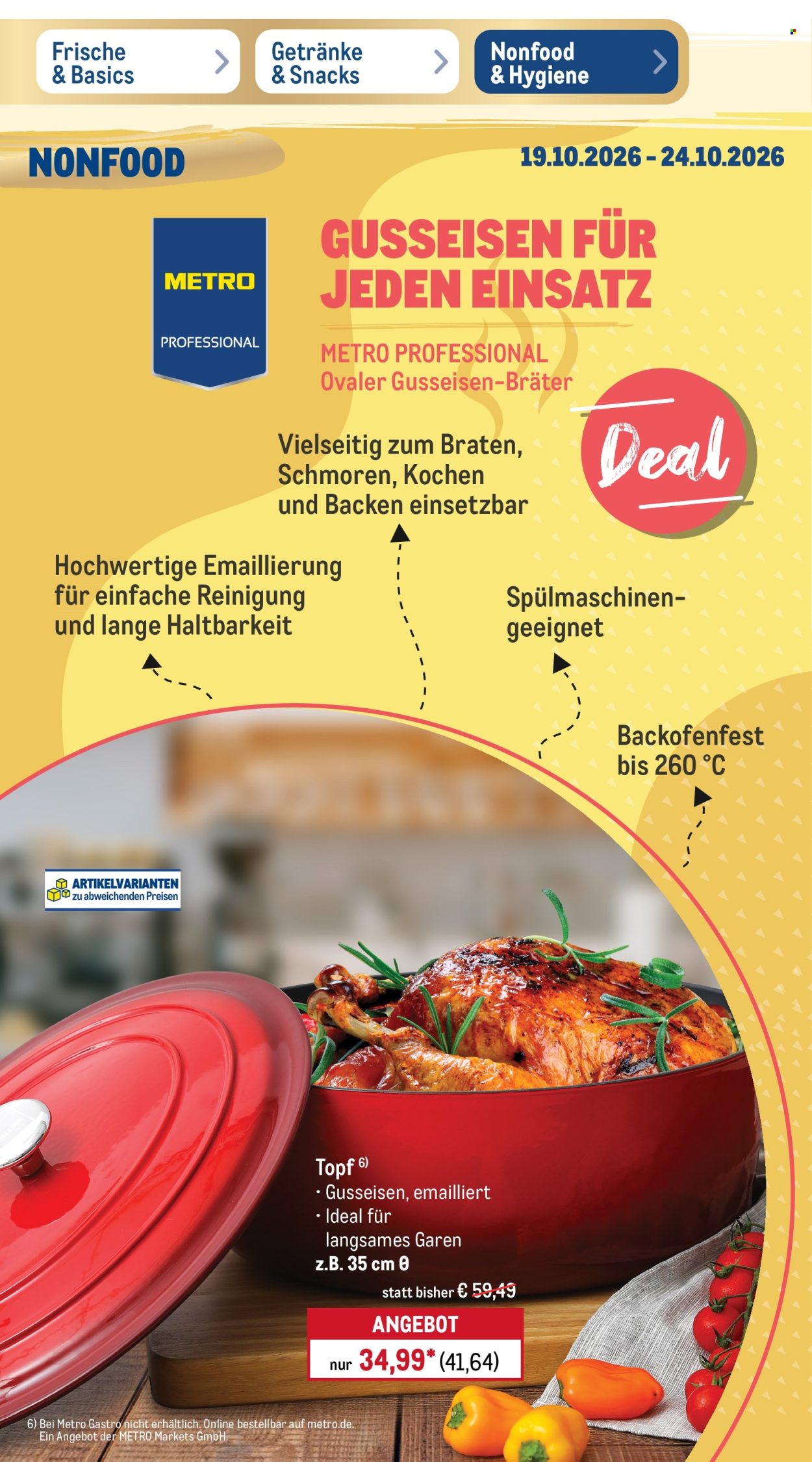 Metro Prospekte  - 19.10.2026 - 24.10.2026. Seite 44