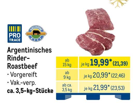 Argentinisches Rinder-Roastbeef