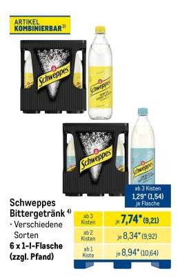 SCHWEPPES Bittergetränk