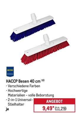 HACCP Besen 40 cm