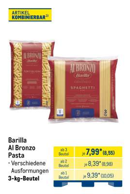 BARILLA Al Bronzo Pasta