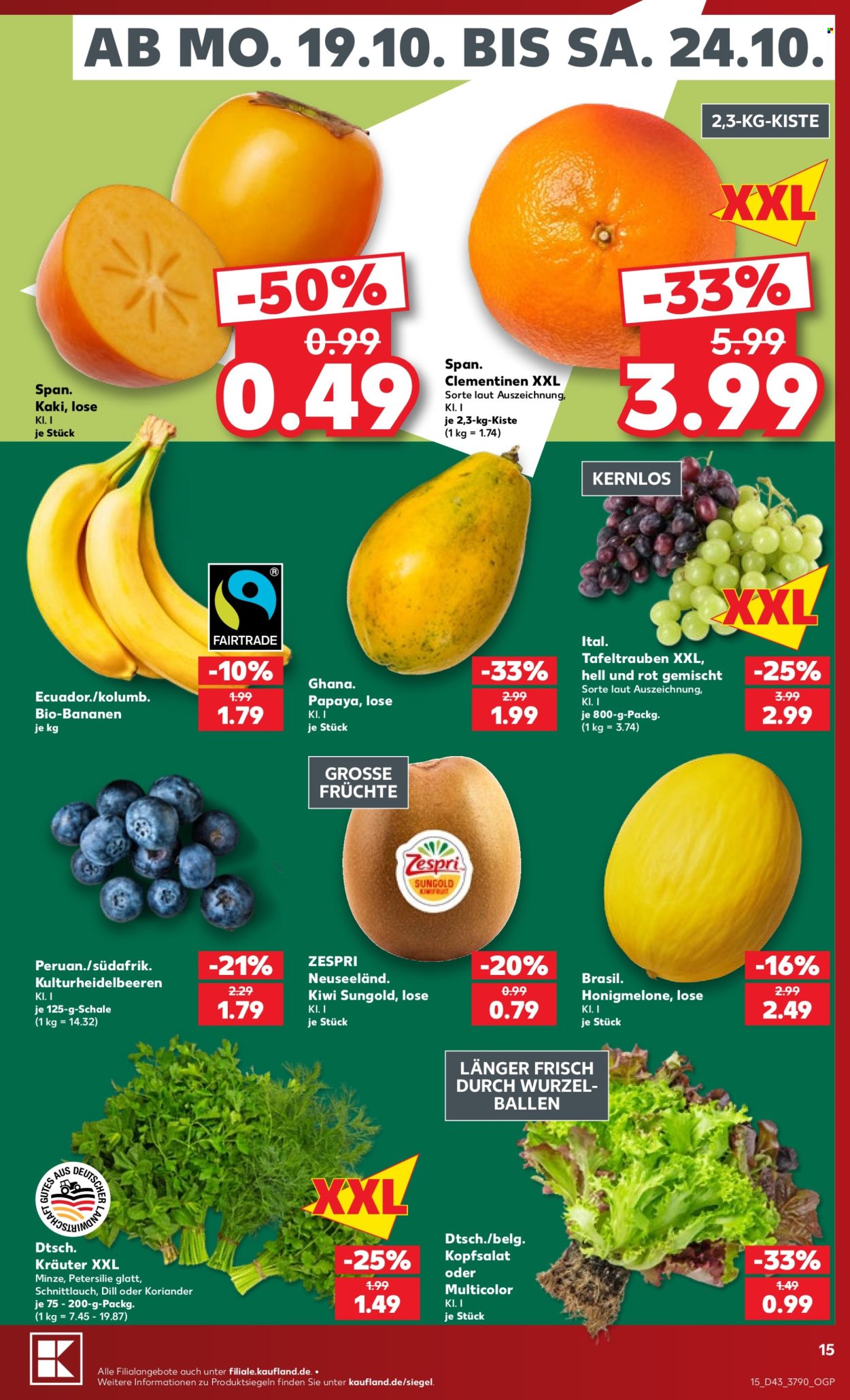 Kaufland Prospekte  - 19.10.2026 - 24.10.2026. Seite 15