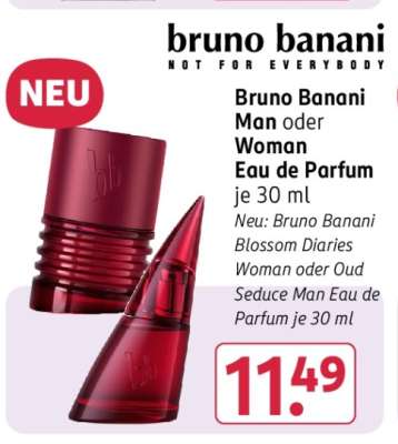 Bruno Banani Man oder Woman Eau de Parfum je 30 ml