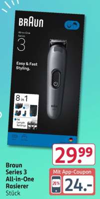 Braun Series 3 All-in-One Rasierer