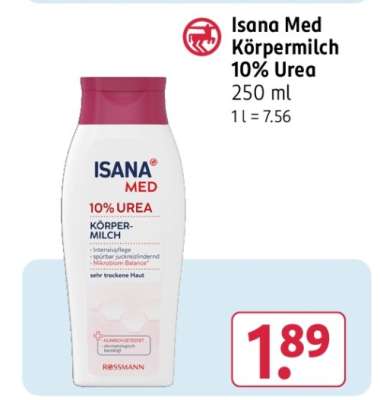Isana Med Körpermilch 10% Urea