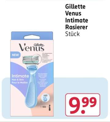 Gillette Venus Intimate Rasierer