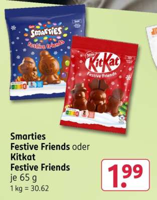 Smarties Festive Friends oder Kitkat Festive Friends