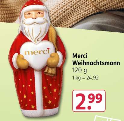 Merci Weihnachtsmann