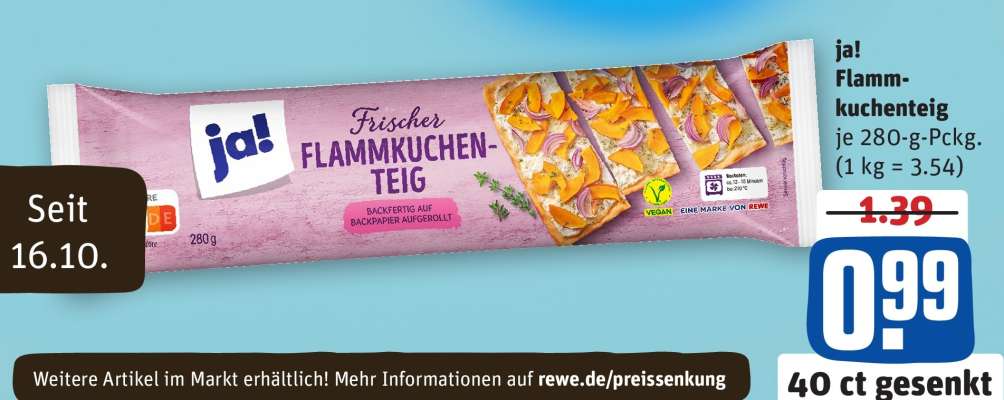 ja! Flammkuchenteig
