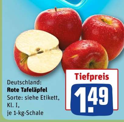 Rote Tafeläpfel